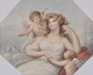 Classicalgirl And Cherubs by Adam Buck