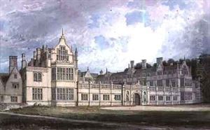 Rushton Hall, Northamptonshire View from the South-east