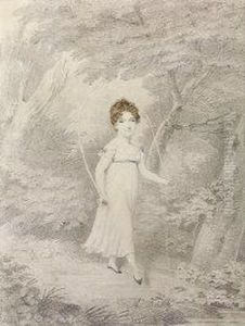 Young Girl Skipping by Adam Buck