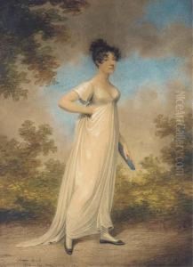 Portrait Of A Lady, Full-length, In A Landscape Portrait Of A Lady, Full-length, In A Landscape