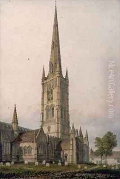 St. Walfram's Church, Grantham - view 1