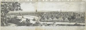 The South West Prospect Of Manchester In The County Palatine Of Lancaster The South West Prospect Of Manchester In The County Palatine Of Lancaster