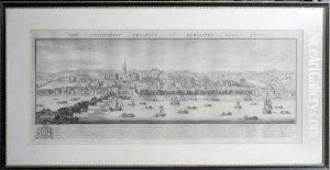 "the South-east Prospect Of Newcastle Upon Tyne" - Engraving "the South-east Prospect Of Newcastle Upon Tyne" - Engraving