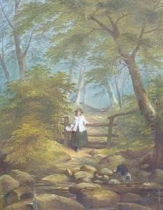 The Path Through The Wood by Charles Frederick Buckley