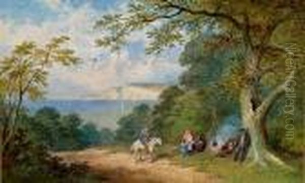 A Scene In The Isle Of Wight Near Shanklin - view 1