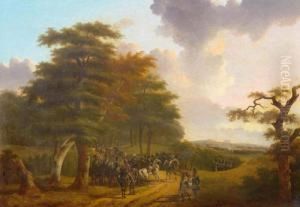 Scene From Napoleon's Campaign.