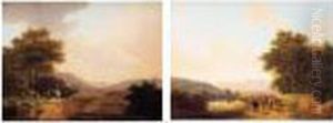 Paysage Avec Des Cavaliers
