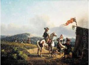 Depart Pour La Chasse Au Faucon