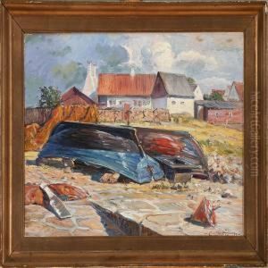 Scene From Gudhjem,denmark