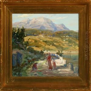 Mountain Landscape With Persons Mountain Landscape With Persons