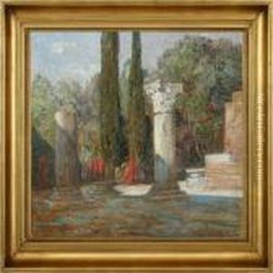 Italian Scenery Withpersons