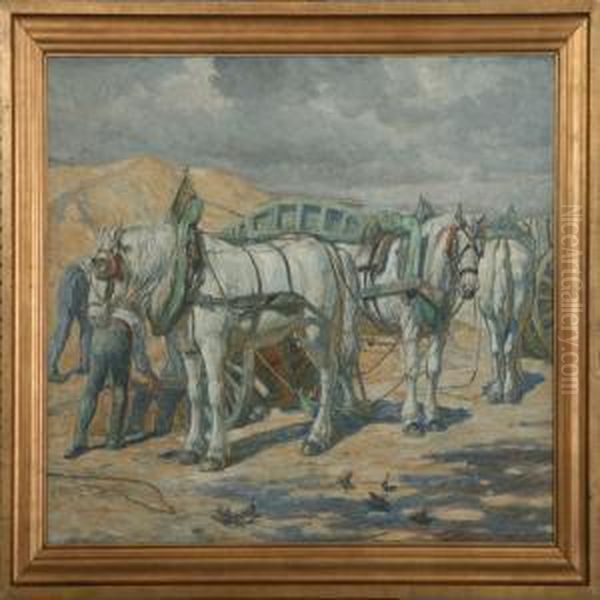 Scenery With Horses - view 1