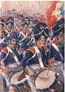 Advance of the French at Barrosa by Gordon Frederick Browne