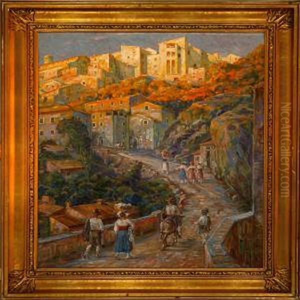 Sunset In Anticoli - view 1