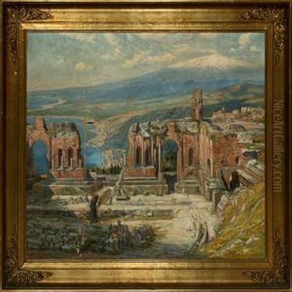 The Greek-roman Theatre In Taormina - view 1