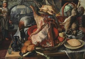 A Market Scene by Joachim Beuckelaer