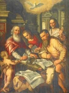 The Four Evangelists by Joachim Beuckelaer
