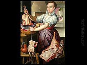 Die Kochin Mit Geflugel by Joachim Beuckelaer