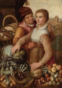 Scena Di Mercato by Joachim Beuckelaer