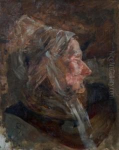 Old Dutch Woman by Karl Albert Buehr