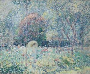 The Parasol by Karl Albert Buehr