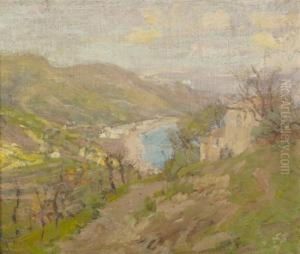 Summer Landscape - Cote D'azure by Karl Albert Buehr