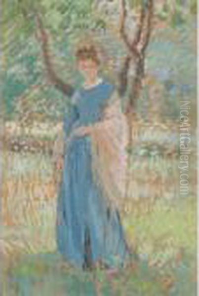 Woman In Shawl - view 1