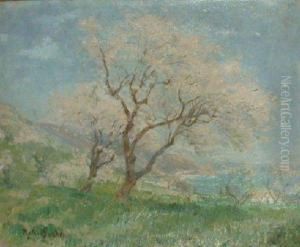 Blossoming Trees Along The Coast And Early Spring: Two by Karl Albert Buehr