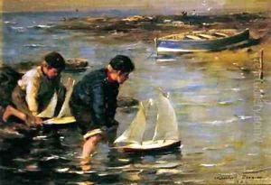 Starting the Race by William Marshall Brown