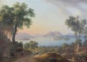 Abendstimmung Am Lago Maggiore.