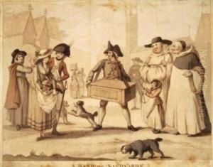 A Band Of Savoyards by Henry William Bunbury
