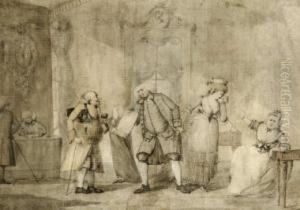 The Reading Of Thewill by Henry William Bunbury