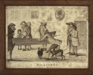 Billiards by Henry William Bunbury