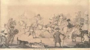 Richmond Hill, By W. Dickinson by Henry William Bunbury
