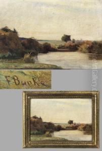 "steg Uber Die Beeke" Bei Schwaan by Franz Bunke