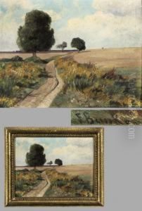 Weite Mecklenburgische Landschaft by Franz Bunke