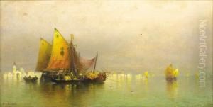 Venetian Lagoon by Andrew Fisher Bunner