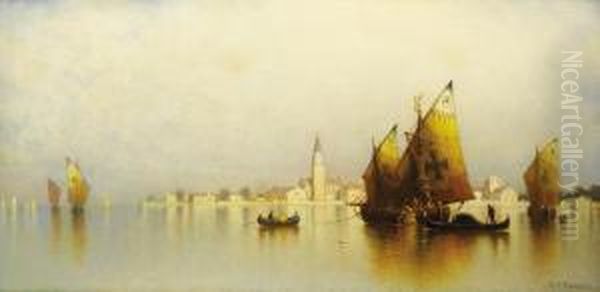 Venetian Fishing Boats, San Lazarro - view 1