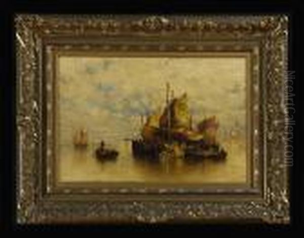 Venetian Boats Of San Georgio - view 1