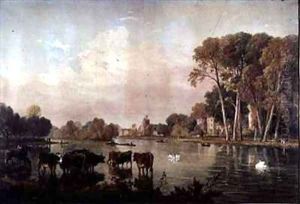 The Ferry at Twickenham by John Byrne