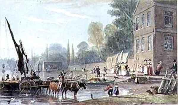 A Landing-place by the Waterside - view 1