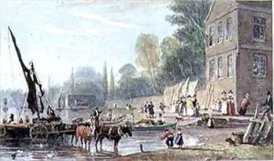 A Landing-place by the Waterside by John Byrne
