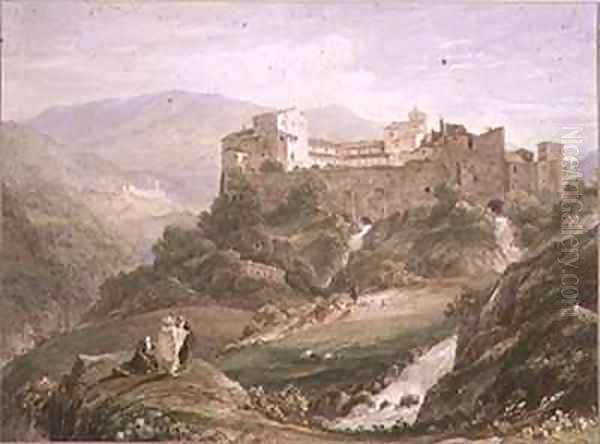 Italian Landscape, with Monastery - view 1