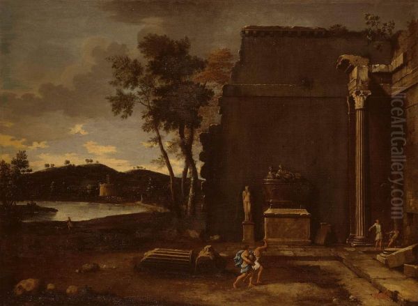 Landscape with Sarcophagus - view 1