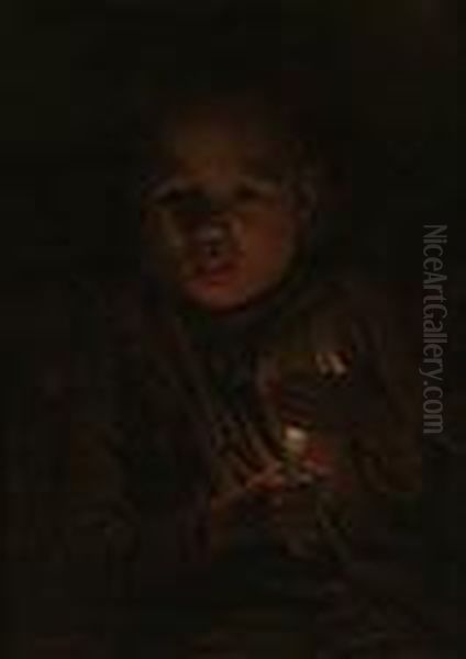 Boy With A Candle - view 1
