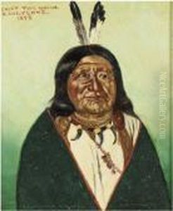 Chief Two Moons, North Cheyenne by Elbridge Ayer Burbank