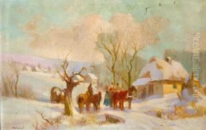 Teli Falu by Istvan Burchard-Belavary