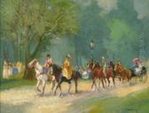 Kilovaglas Schonbrunn -ban by Istvan Burchard-Belavary