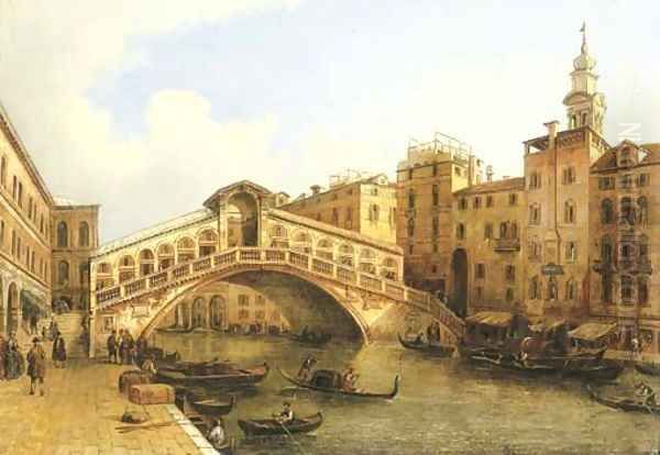 A view of the Rialto Bridge, Venice - view 1
