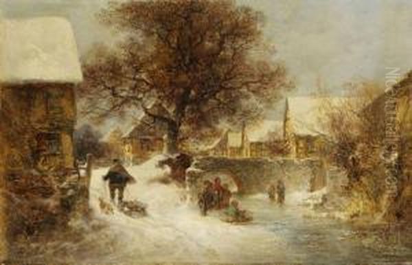 Dorf Im Winter - view 1